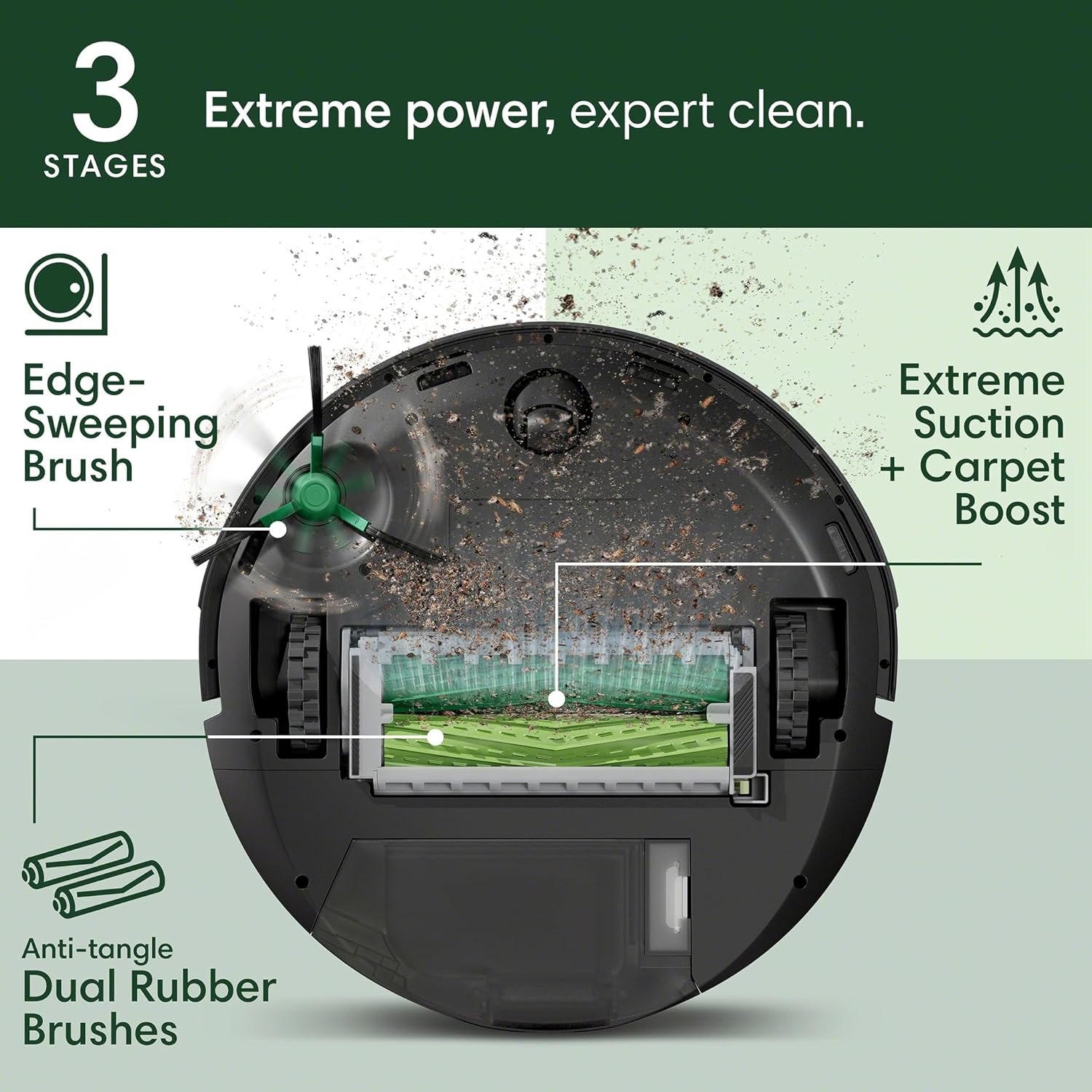 iRobot Roomba Max 705 Vac Robot Vacuum + AutoEmpty Dock - Extreme Power-Lifting Suction, Anti-Tangle Dual Rubber Brushes, Self-Empties, Recognizes and Avoids Obstacles, LiDAR Navigation