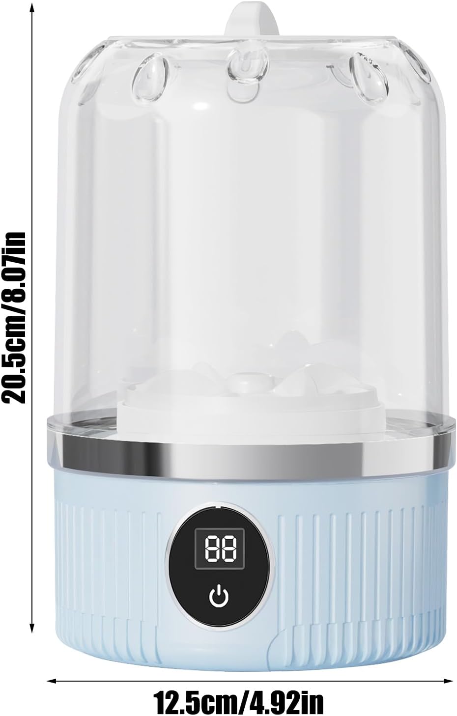 Compact Washer Machine - Portable Mini Washing Machine | Energy-Efficient Laundry Device With 3 Wash Programs, Travel Supplies For Baby Clothes, Socks, Underwear, Dorm, RV, Home, Outdoor