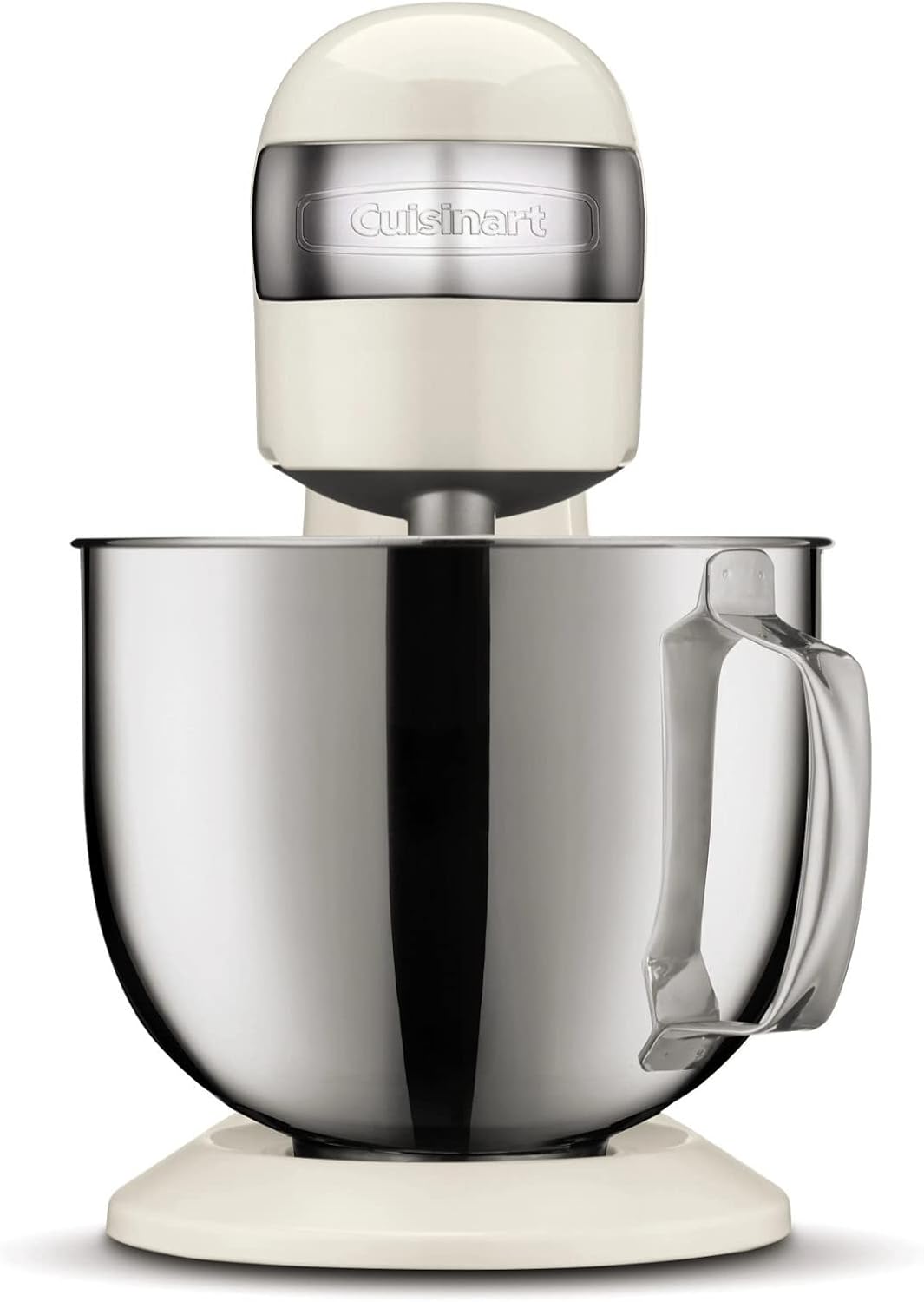 Cuisinart SMD-50CRM Precision Pro 5.5-Quart Digital Stand Mixer with 12-Speeds, 3 Preprogrammed Food Prep Settings, Mixing Bowl, Chef's Whisk, Flat Mixing Paddle, Dough Hook, and Splash Guard, Cream