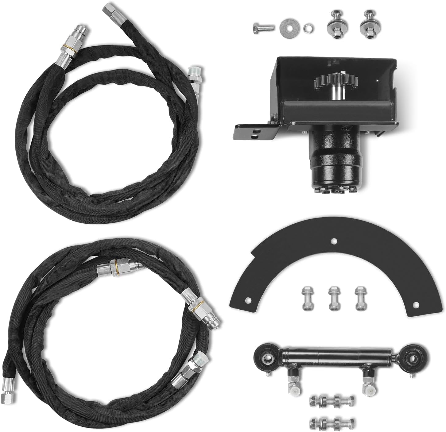3 Point Snow Blower Hydraulic Chute Rotator & Deflector Kit — Requires Two Rear Hydraulic Remotes (for MechMaxx TSB48,TSB48T, TSB60, TSB60T, TSB72, TSB72T, TSB84, TSB84T)