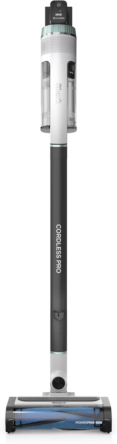 Shark IZ540H Pro Cordless Vacuum (Renewed) with Clean Sense IQ, Anti-Allergen Complete Seal with HEPA Filtration, PowerFins Plus Brushroll, Up to 40 Minute Runtime, Includes Crevice Tool, Mojito