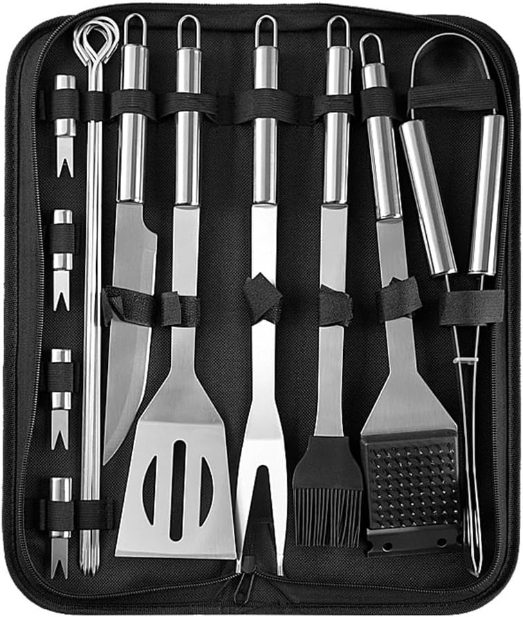 Camping BBQ Accessories Set Complete Camping Picnic Non Slip Men Women Essential
