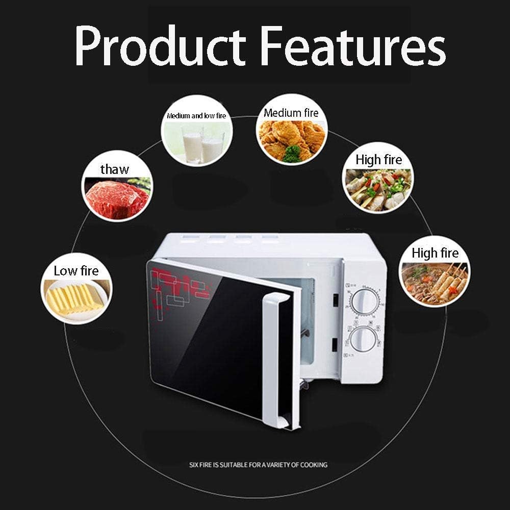 Solo Manual Microwave with No Rust Interior for Easy Cleaning, Soft Touch Housing and Matt Finish, Auto Defrost, Cotton White, 20 Litre with 6 Power Levels, 800 W Useful