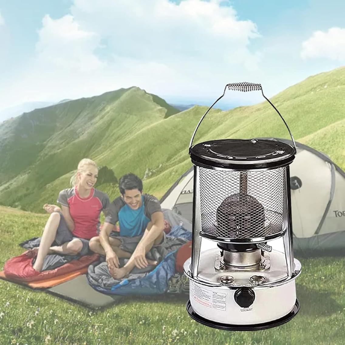 Kerosene Heater 6L Tent Heaters Outdoor Cooking Stove Tent Convection Heate Burner Hiking Camp Oil Heaters For Warm Up Food