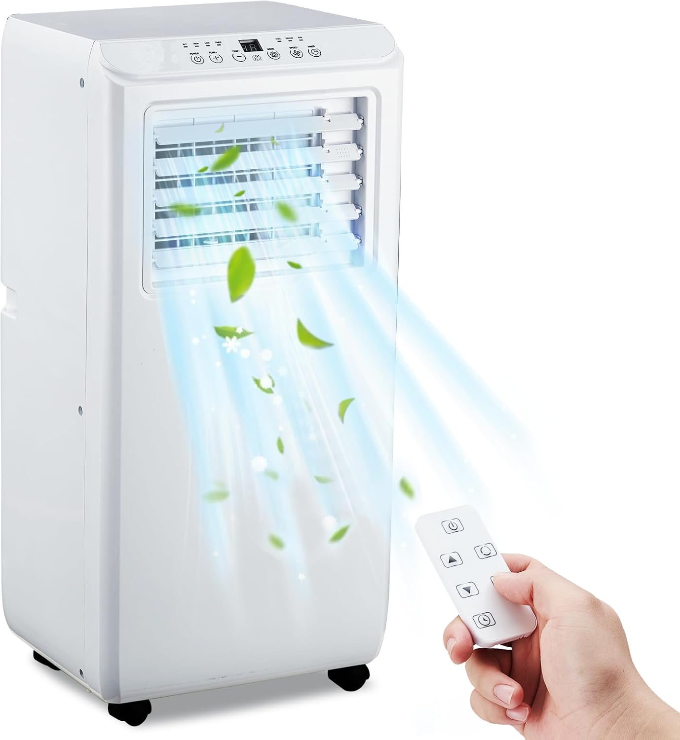 Portable Air Conditioner 3 in 1 with Remote Cool, PioneerWorks 10000 BTU(ASHRAE) / 6500 BTU (SACC), Dehumidifier & Fan Modes For Home Up To 450 Sq.Ft, Installation Kit For Room, Office, Dorm, Bedroom