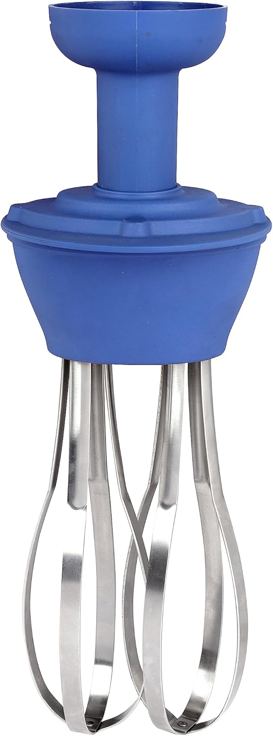 Commercial Electric Immersion Blender Hand held 6 Inch Removable Shaft, 6-Gallon capacity with single high speed (Whisk Attachment Only) - 270W and 350W Compatible.