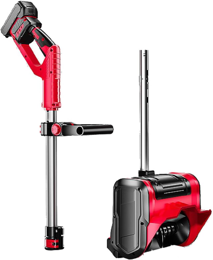 Cordless Snow Shovel, Battery Powered Snow Blower, Rechargeable Snow Thrower 8m Throwing Distance, Auto Electric Snow Shovels