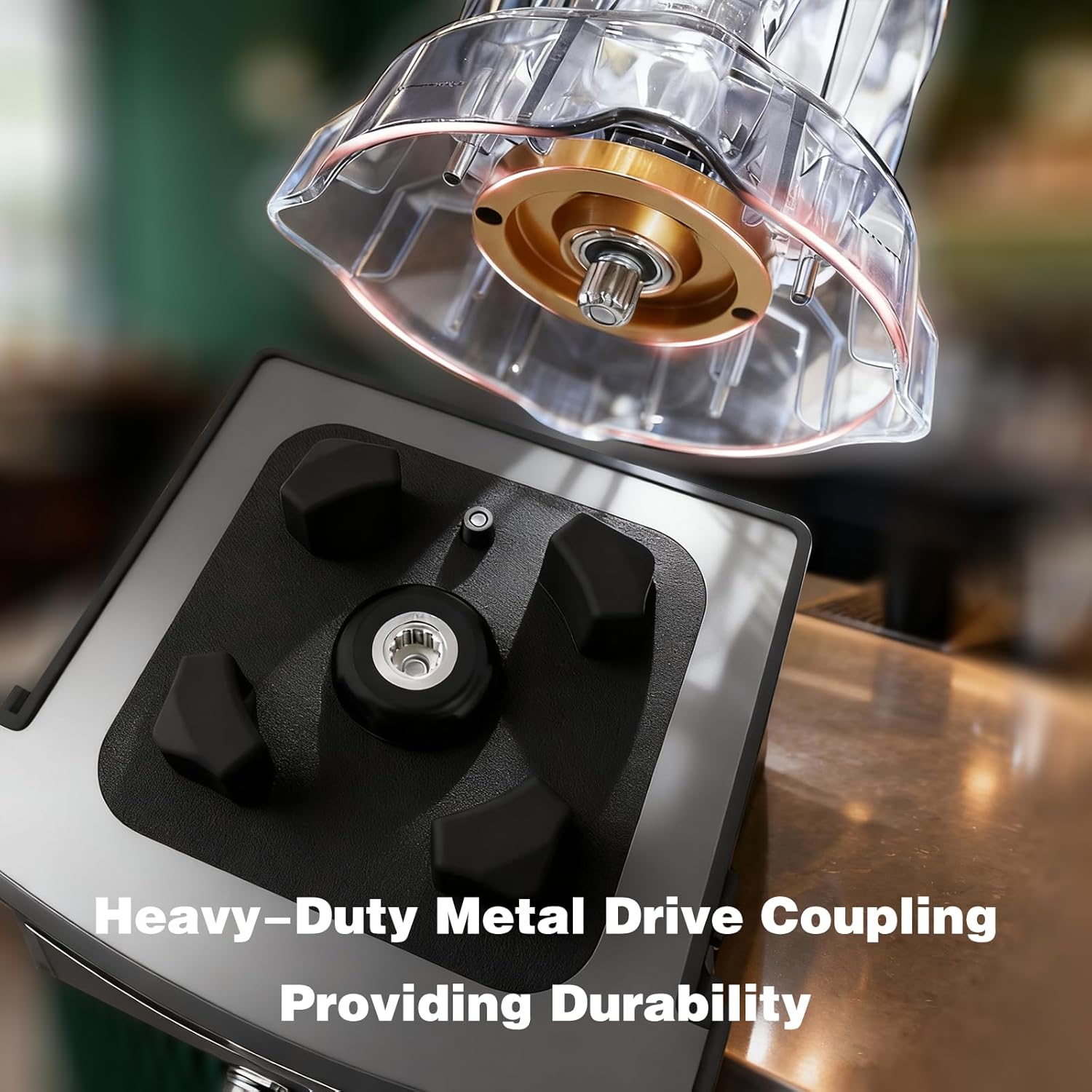 VONCI 2200W Commercial Blender With Sound Enclosure, 135OZ Large Capacity Quiet Blender For Smoothies, Heavy Duty Industrial Blenders For Restaurant, Perfect For Kitchen, Ice Crush, Milk Shake, Fruits