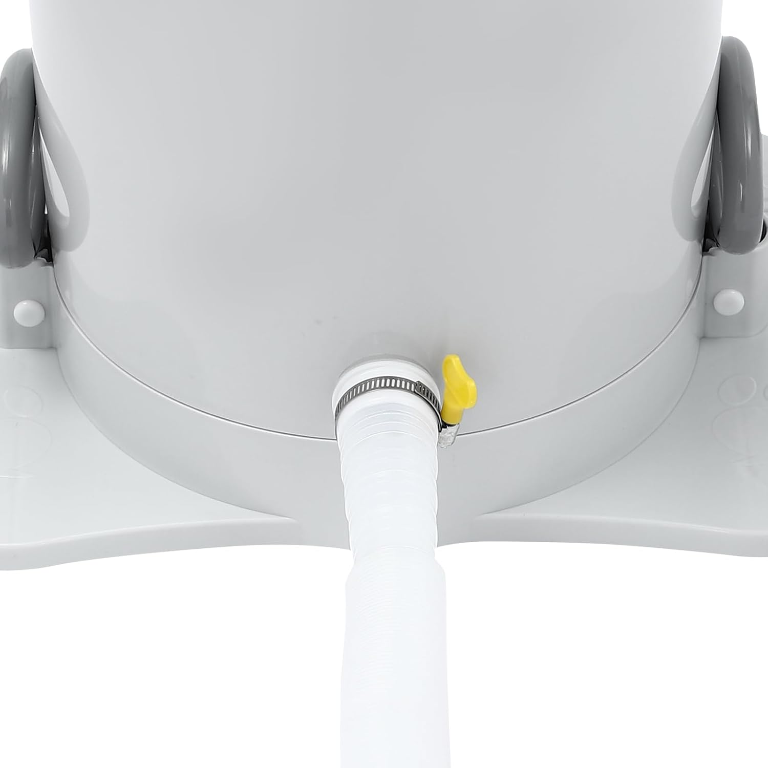 Hand Crank Clothes Wringer, Manual Clothes Dryer Dehydrator, Portable Lightweight Mini Clothes Dehydrator, Non Electric Pull Cord Spin Laundry Wringer, Small Cloth Washer For RV, Camping (White)