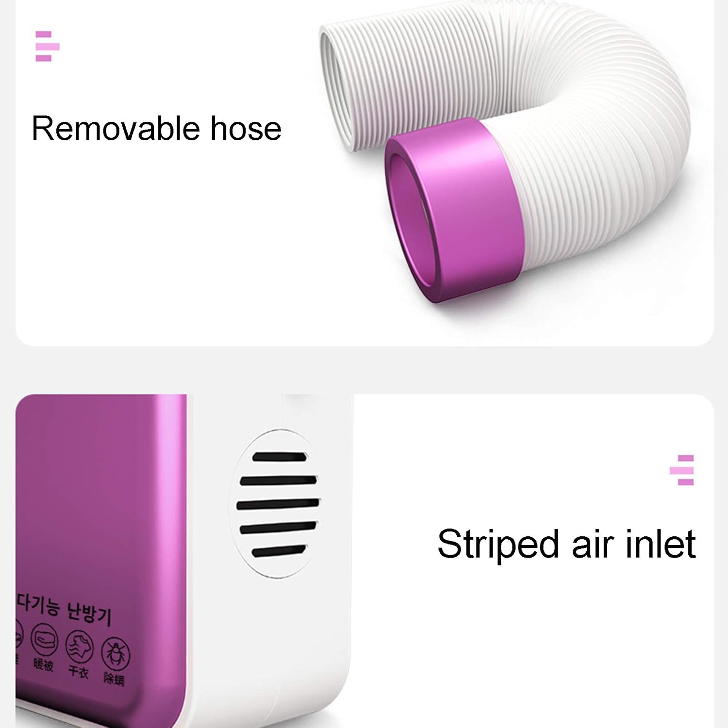 Compact Dryer, 220v Electric Portable Clothes Dryer with 3 Automatic Working Mode for Small Living Spaces, Apartment Houses, dorms, RVs,Blue