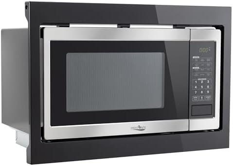 High Pointe Stainless Steel Microwave with Trim | 1.0 Cu. Ft. | 6 Cook Settings | 10 Power Levels | Child Lock | Touch Pad Controls