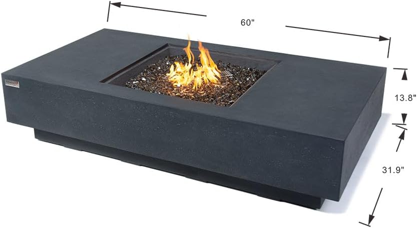 Cannes Concrete Fire Pit 60