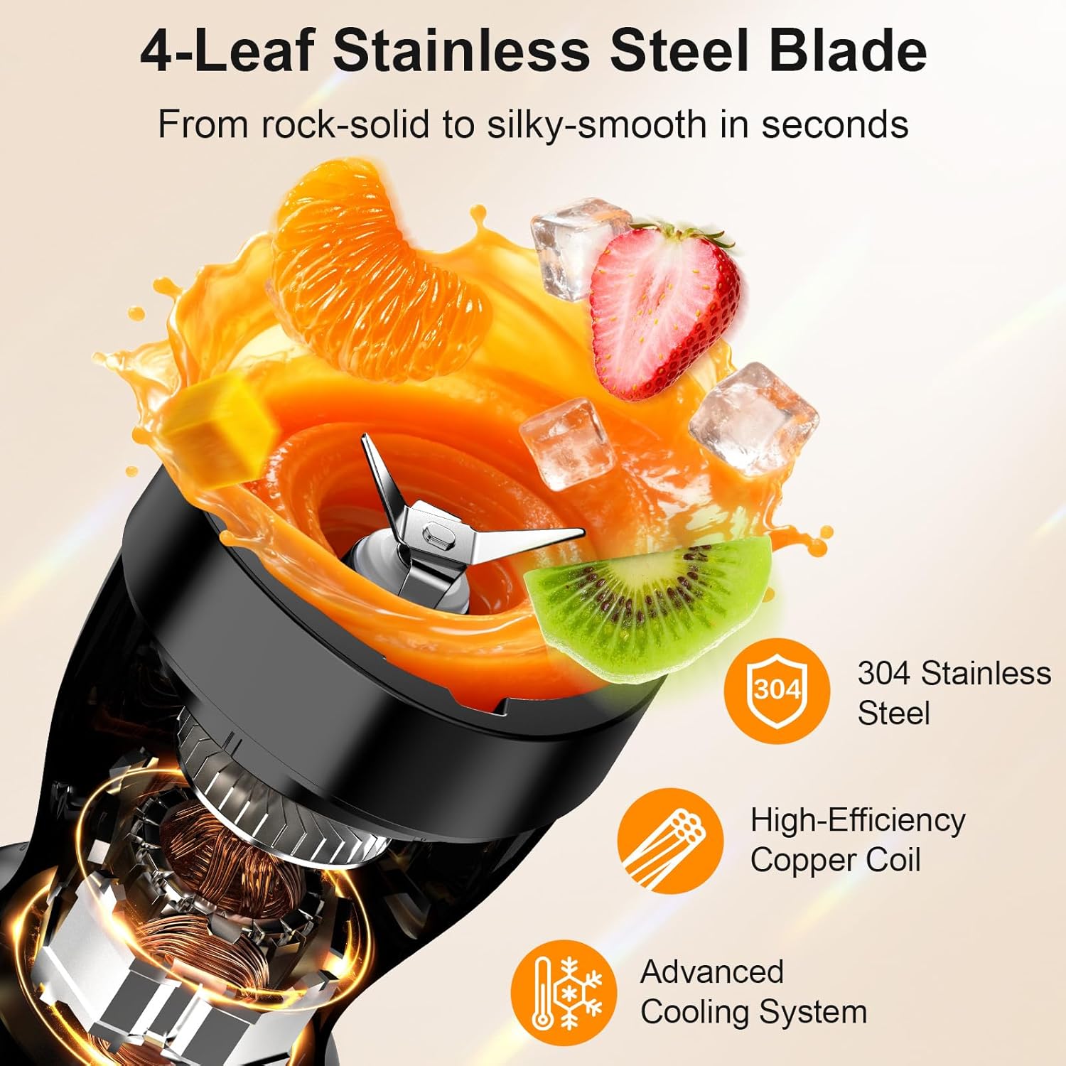 10 In 1 Personal Blender And Grinder Combofor Kitchen, Smoothie Juicer Machines Vegetable And Fruit, For Shakes And Smoothies, Smoothies Maker With 2 Portable Cup, Black