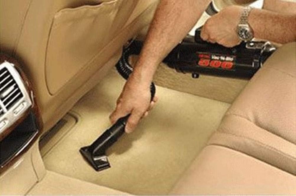 MetroVac AM12-IDA Vac N Blo Jr - Powerful Automotive Vacuum & Air Duster - Portable Car Cleaning Supplies w/ 12V Motor, 140 Watts & 10 ft. Cord Plugs