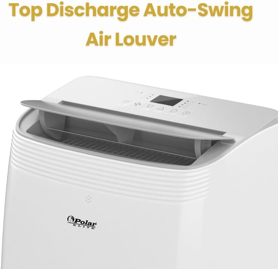 Portable Air Conditioner, 12,000 BTU ASHRAE (8,350 BTU DOE), Cools Up to 350 Sq. Ft., with Cool, Fan, Dry Modes, Full-Function Remote Control, Window Kit & 2-Year Warranty