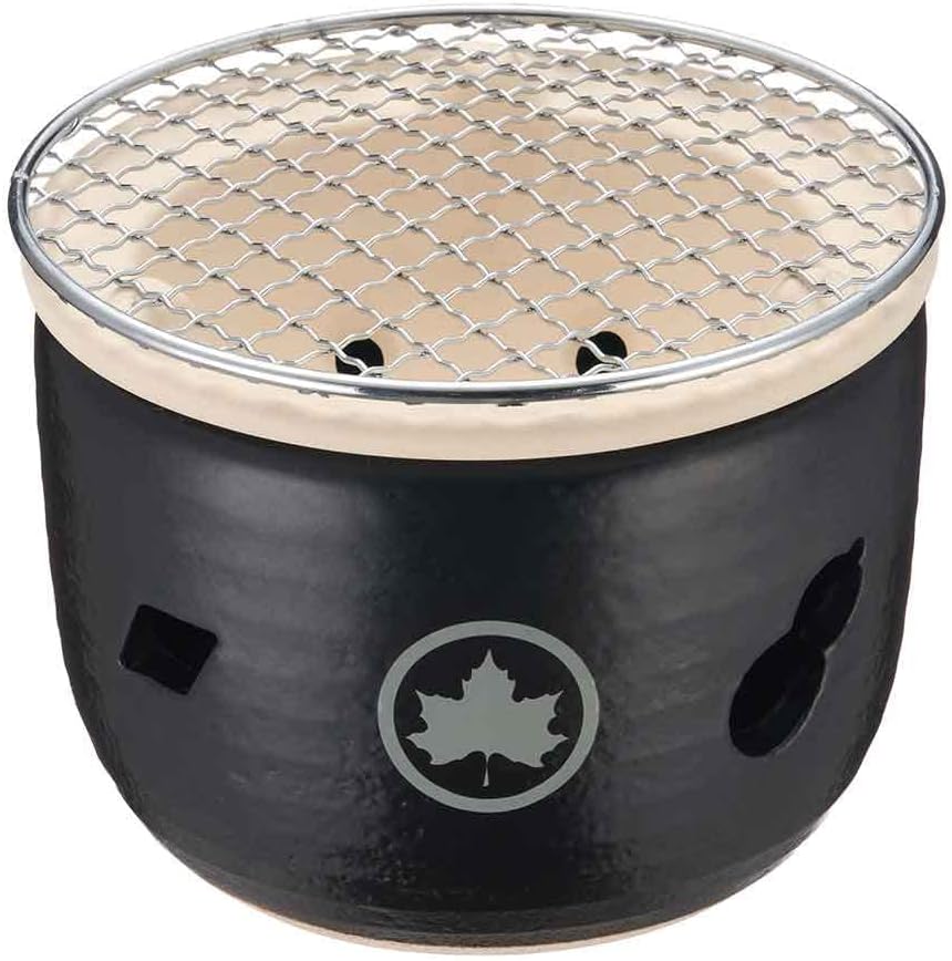 LOGOS 81062001 LOGOS x Banko Ware Tabletop Water Stove, Charcoal