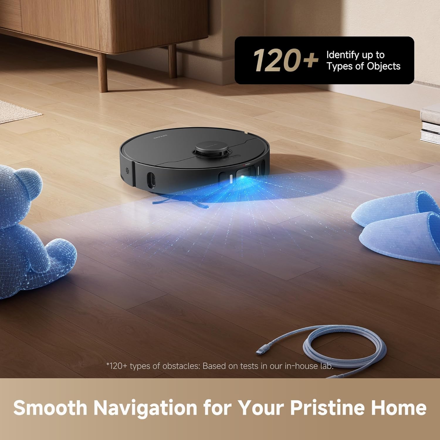 DREAME L40s Ultra AE Robot Vacuum Cleaner (Black) and Filter(1PCS)