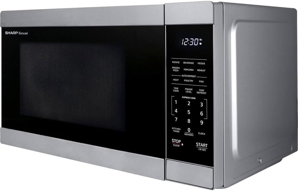 Sharp 1.1 cu. ft. Mid-Size Countertop Microwave Oven (SMC1162HS)