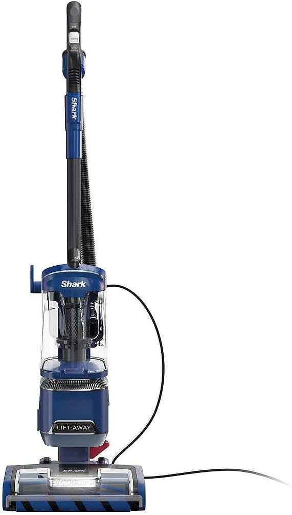 Shark UV850 Performance Lift-Away ADV DuoClean PowerFins Upright Vacuum (Renewed) with Self-Cleaning Brushroll Powerful Pet Hair Pickup and HEPA Filter, Blue