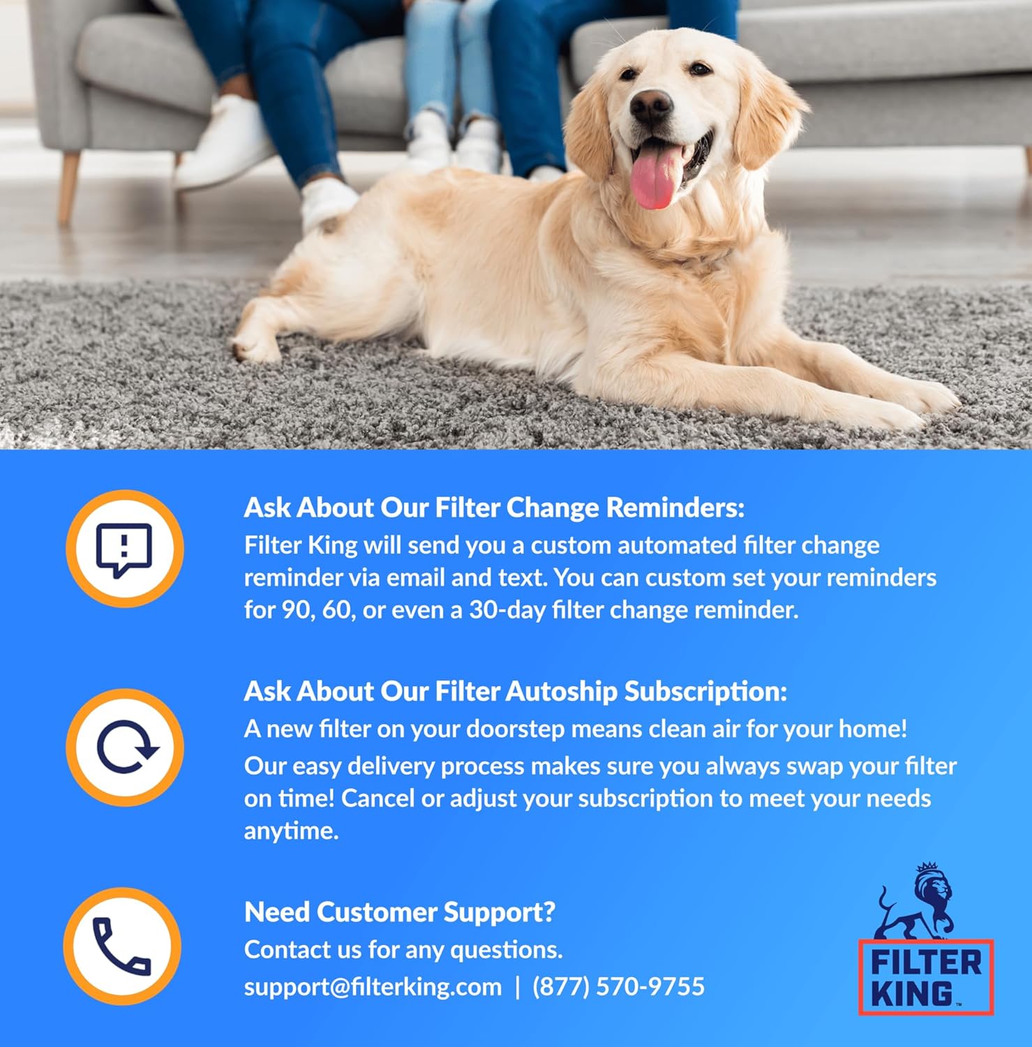 Filter King 16x36x1 Air Filter | 12-PACK | MERV 8 HVAC Pleated A/C Furnace Filters | MADE IN USA | Actual Size: 15.5 x 35.5 x .75