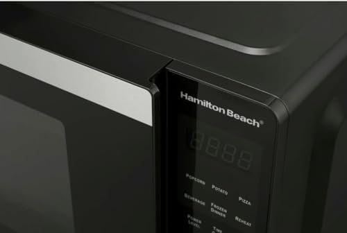 Hamiilton_Beach 0.9 Cu ft Countertop Microwave Oven, 900 Watts, Stainless Steel, New