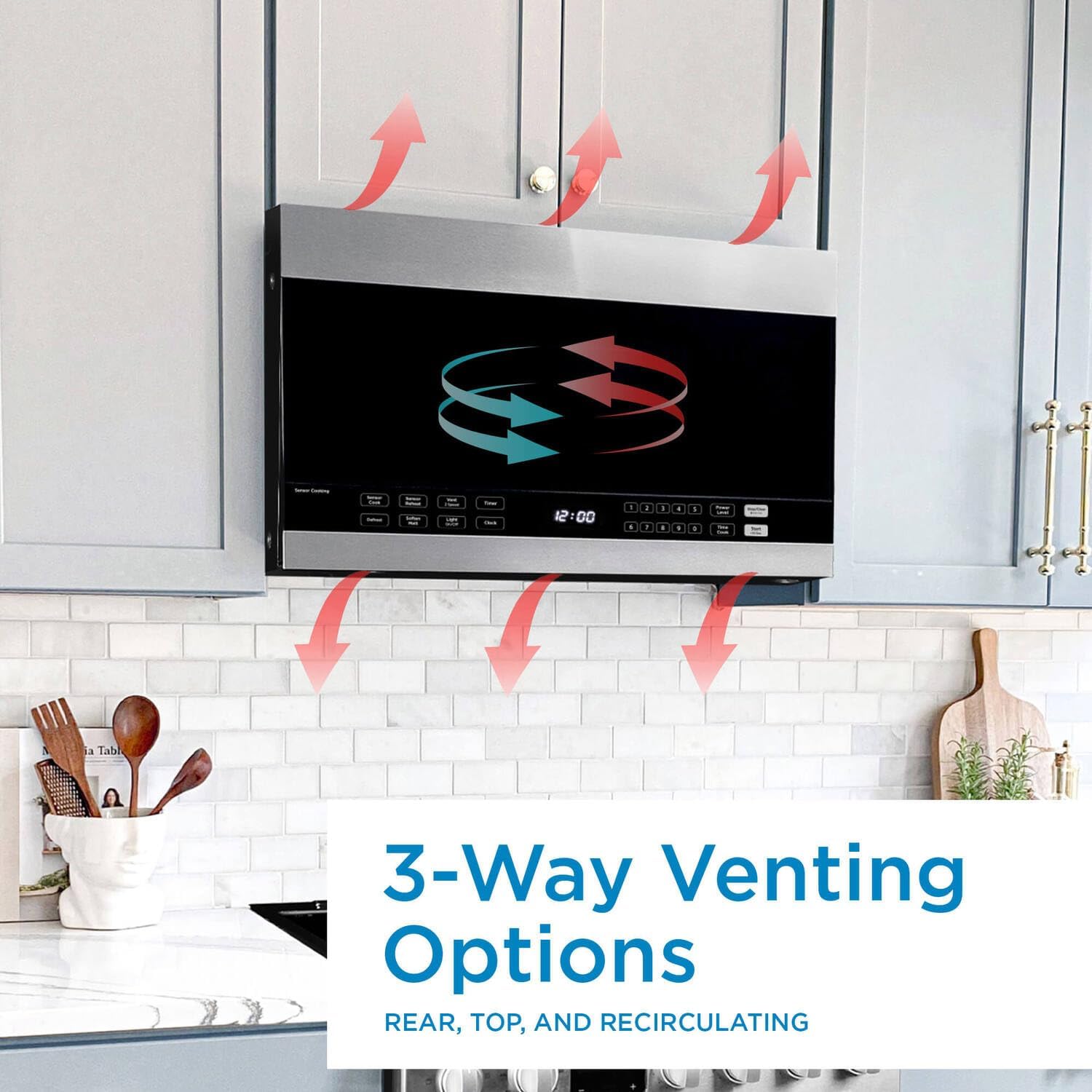 Danby DOM014401G1 24 Otr Microwave With Sensor Cooking Controls 10 Power Levels