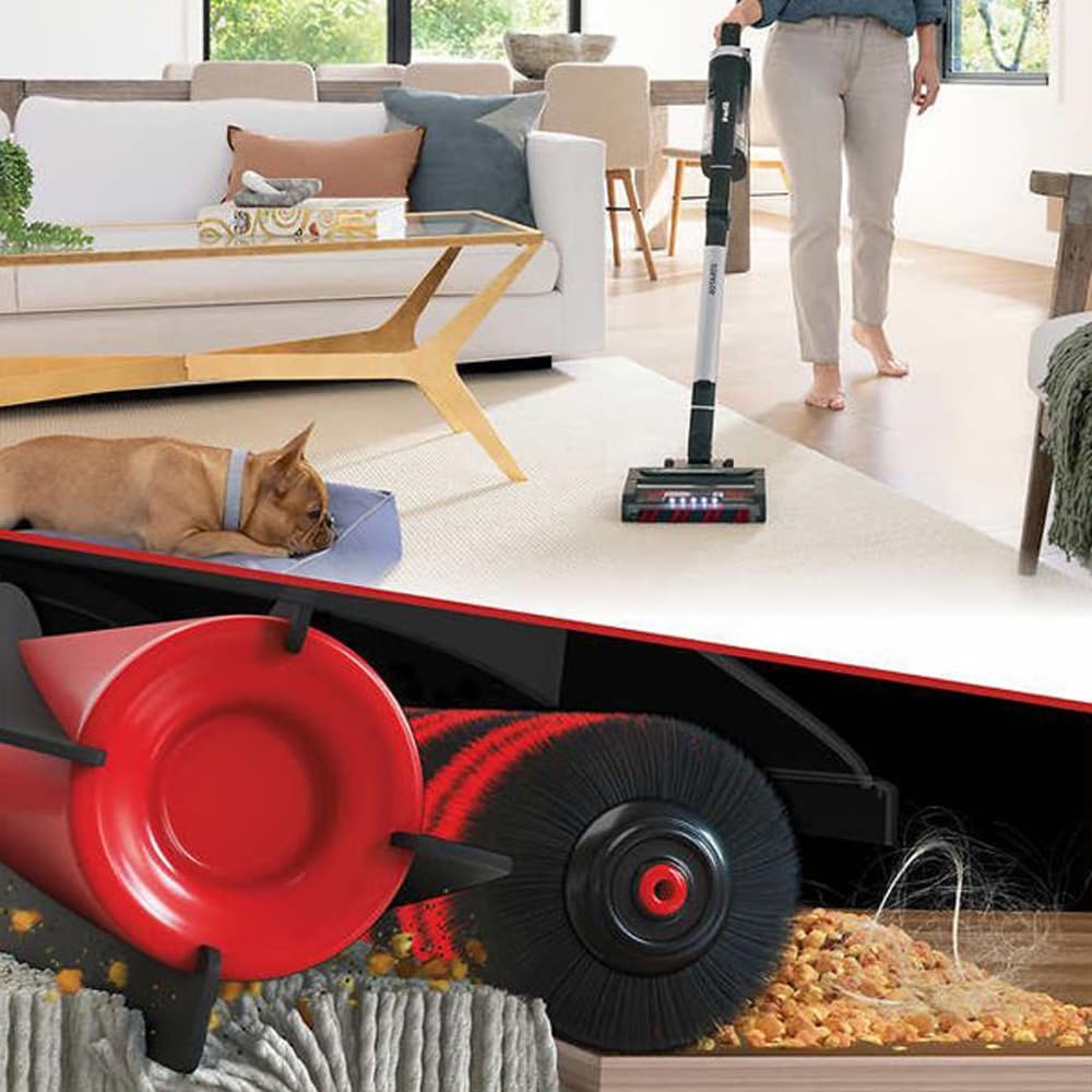 Shark UZ865H Stratos Cordless Stick Vacuum with Clean Sense IQ Bundle with 3 YR CPS Enhanced Protection Pack (Renewed)