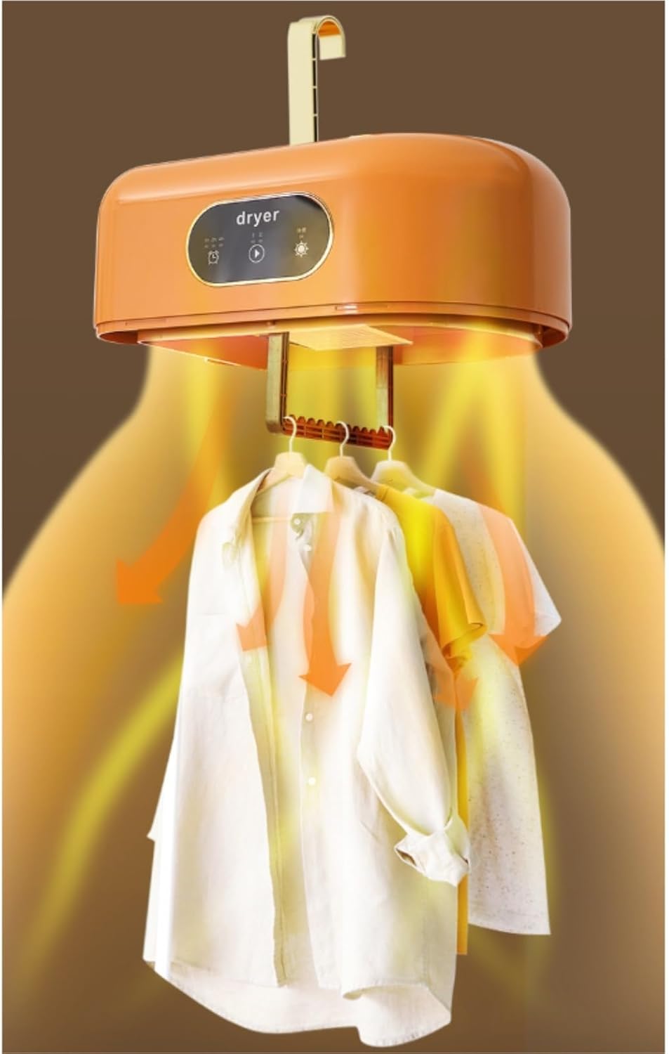 Portable Clothes Dryer Compact Dryer for Apartment, RV, Travel - Small Quiet Fast-Drying Machine with Adjustable Timer clothes dryers