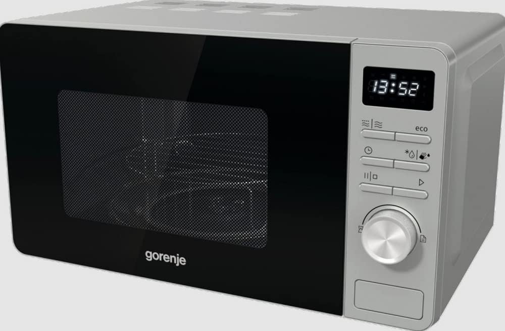 Gorenje MO 20 A4X Microwave oven with grill function, child lock, AquaClean, TouchControl, SmartDisplay, defrosting function, 11 automatic programs, 5 power levels and capacity of 20 L, stainless