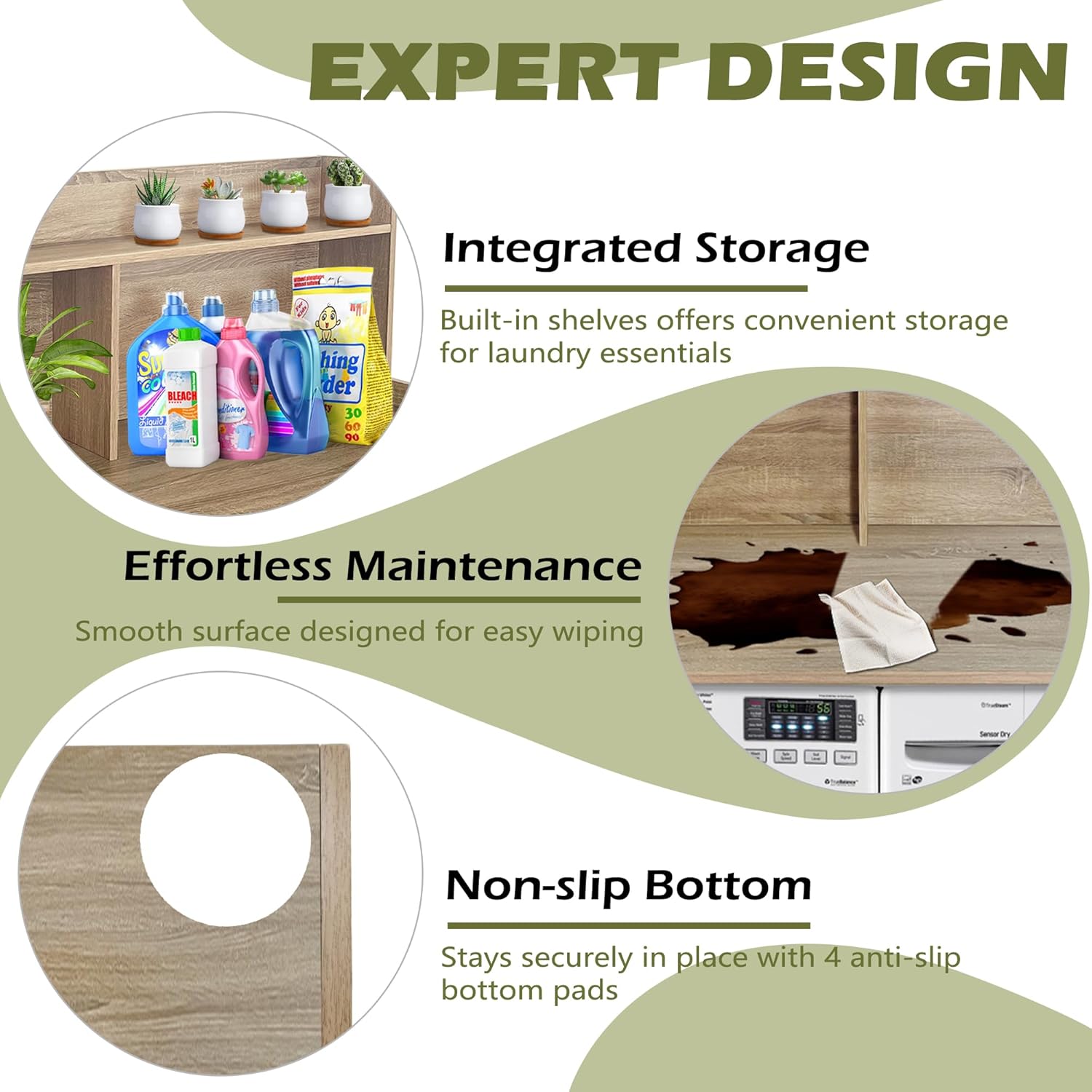 Royxen Laundry Countertop with 20