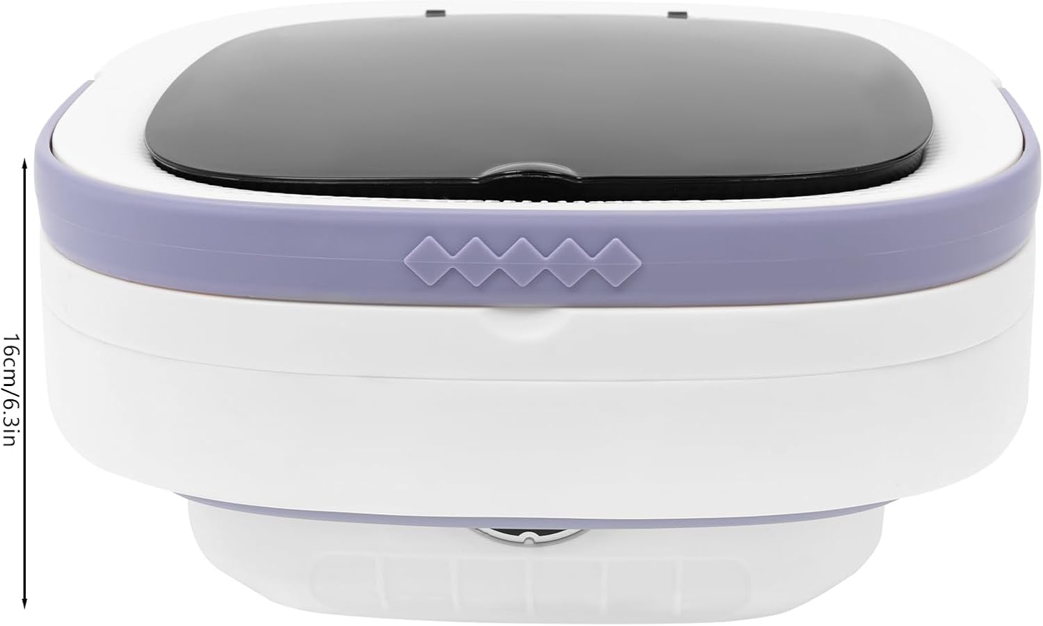 Portable Washing Machine, 12.68qt Mini Portable Washer with 3 Modes Cleaning for Baby Clothes, Sock, Small Delicates, Foldable Small Washing Machine Ideal for Camping, RVs, Apartments, Dorms (Purple)