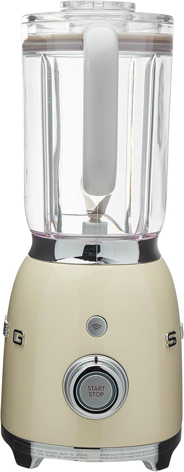 Smeg BLF01CRUS 50s Style Blender,, Cream, 48 Ounces