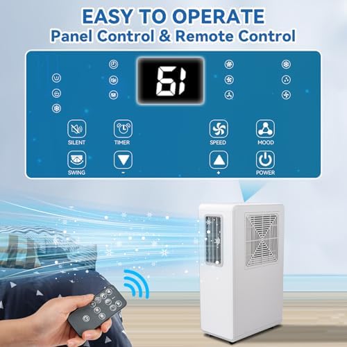 Portable Air Conditioners, Compact and Mobile Air Cooler for Home Office, Garage, and Personal Use, dehumidifier for bedrooms