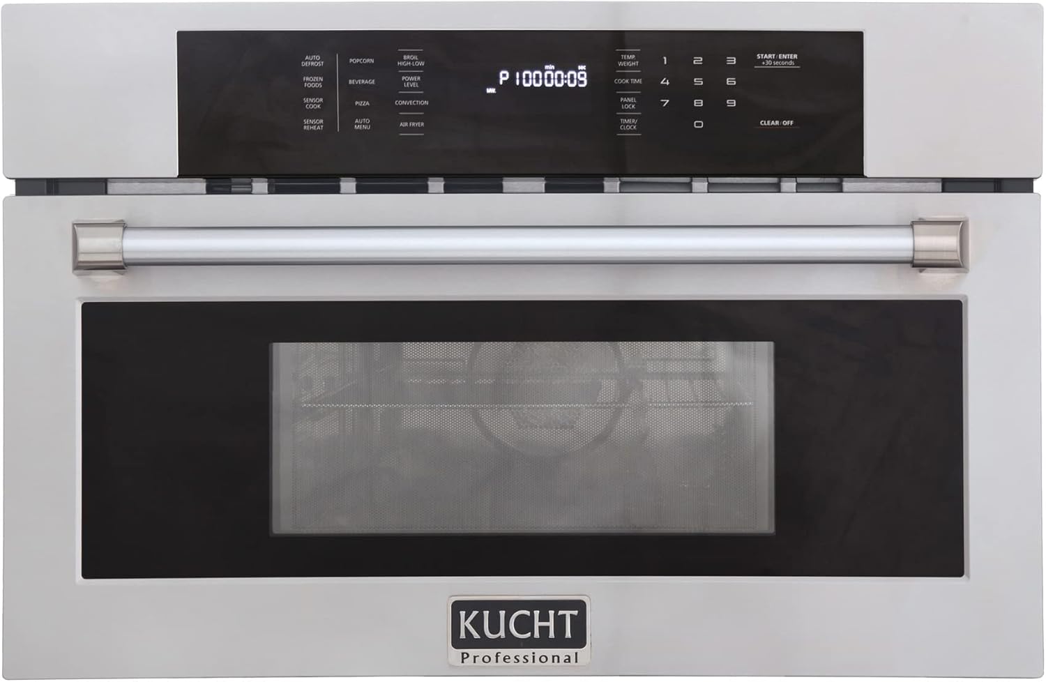 Kucht 30in 1.6 Cu. Ft. Stainless Steel Air Fryer and Convection Built In Microwave