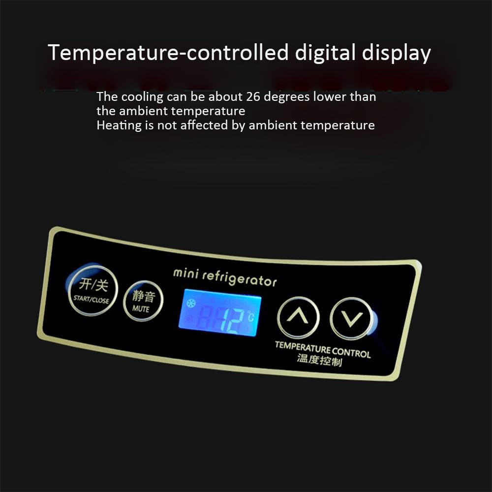 Outdoor Camping Refrigerator 35L Car Refrigerator DC12V/24V Cooler with Wheels Cooling, Heating and Holding