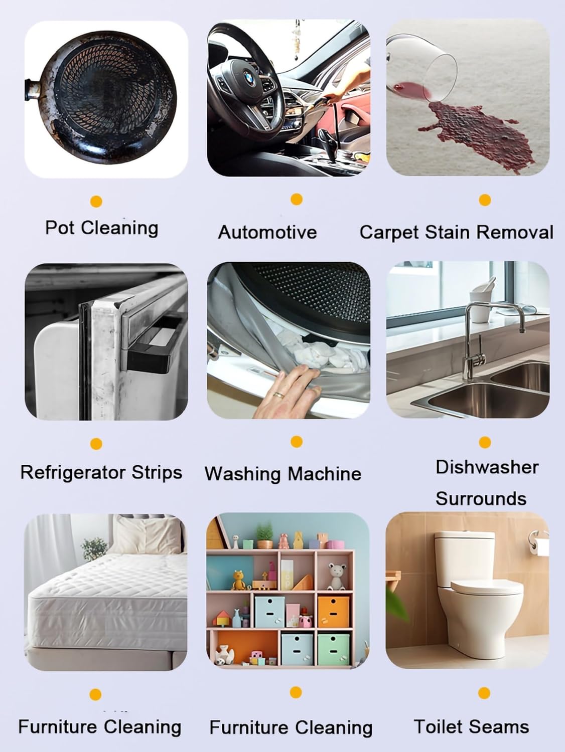 Steam Cleaner Steamer for Cleaning, 1600W High Pressure Temperature Steam Cleaning Machine, 6 Speeds Portable Cleaning Handheld Furniture for Bathroom Cleaning Floor Car Detailing ( Color : Orange )