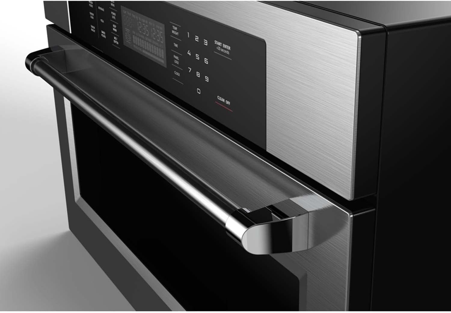 Kucht 30in 1.6 Cu. Ft. Stainless Steel Air Fryer and Convection Built In Microwave