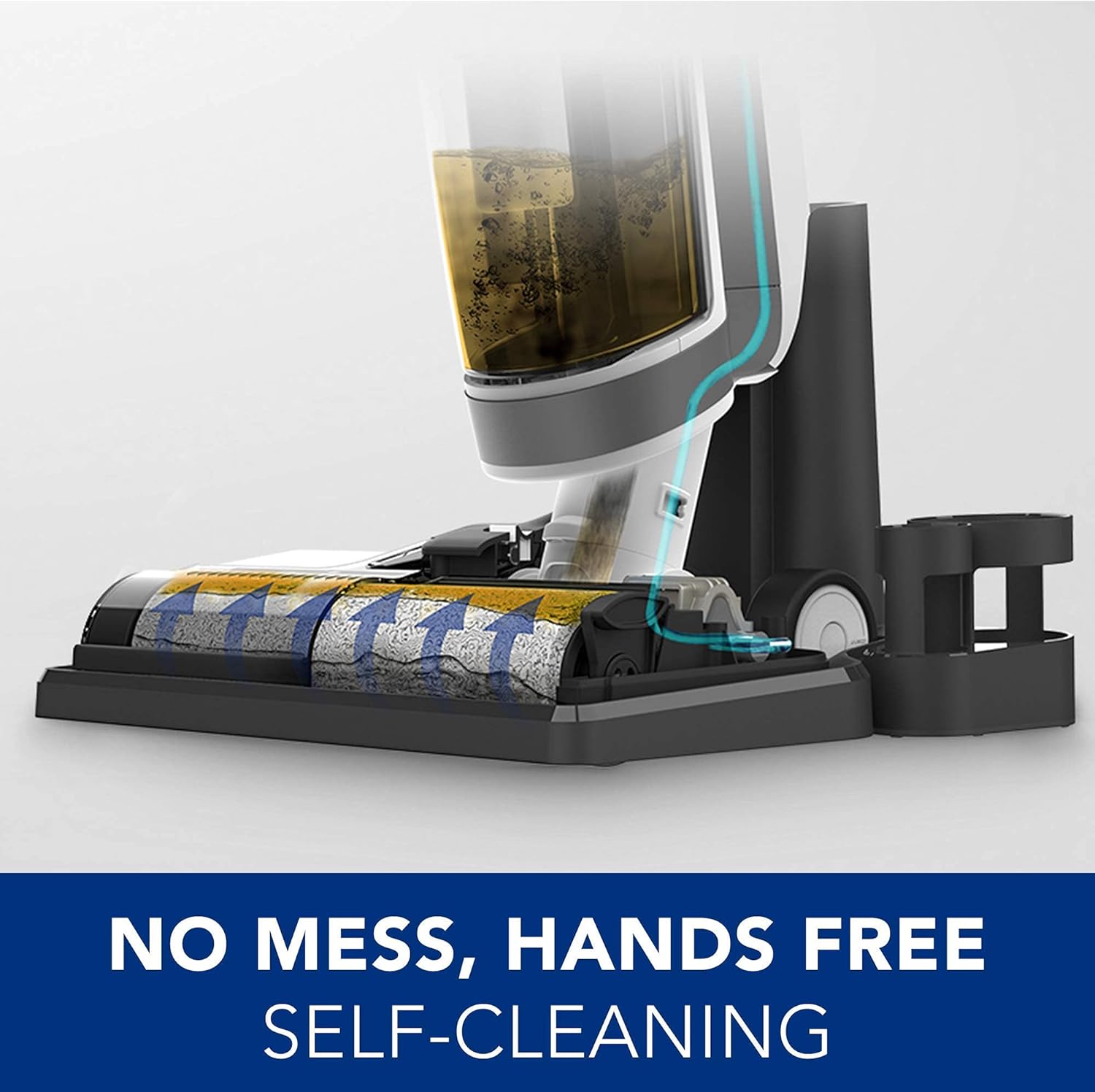 Tineco iFloor 3 Complete Wet Dry Vacuum, Floor Washer, White/Grey (Renewed)