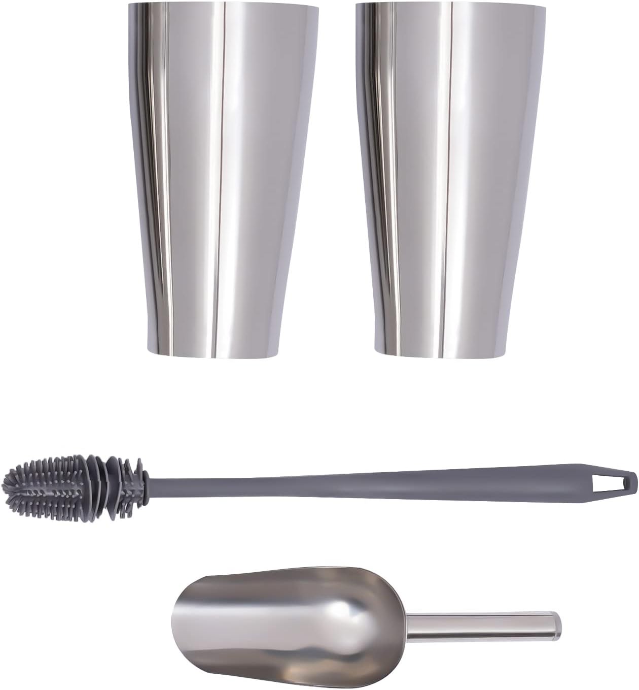 Milk Shaker Machine,110V 180W Commercial Stainless Steel Milkshake Blender Maker with 800ML Mixing Cup,16000Rpm Double Electric Head Drink Milkshake Mixer for Coffee Shops,Tea Stores,Dessert Stores