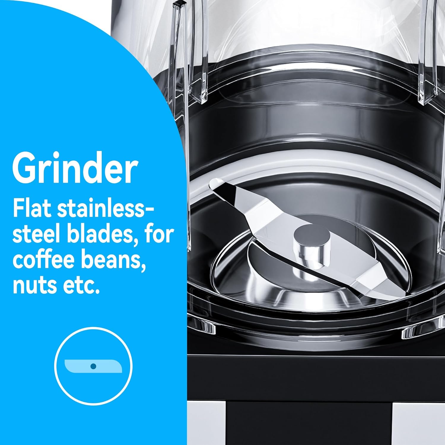 Personal Blender Smoothies Shakes, Greatogo 350W 2-IN-1 Bullet Grinder, 11 Set including 2pk 24oz 1pk 10oz Grinding Cup, 2pk Stainless-Steel Blades, Tritan BPA-Free Dishwasher-Safe