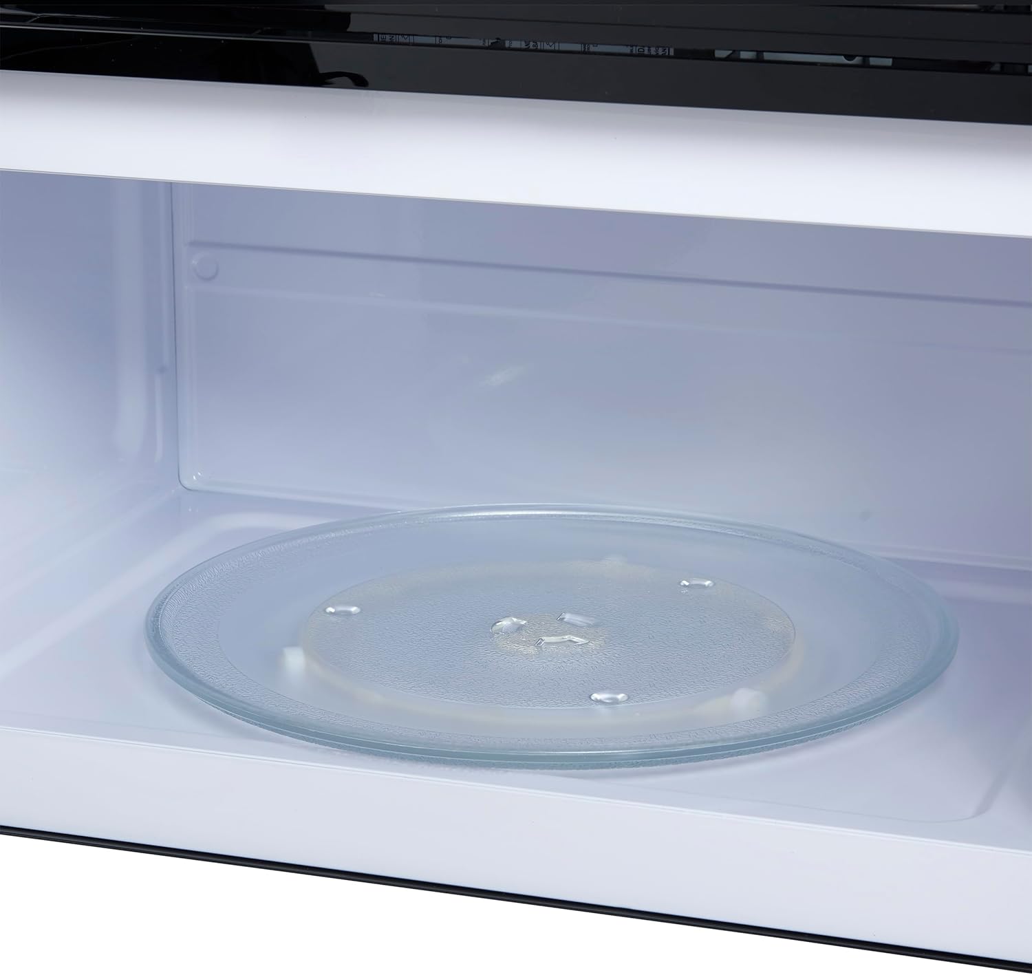 FORNO Scalo 30-Inch Over-the-Range Microwave, 1.6 cu.ft – White Finish with Antique Brass Accents – 300 CFM Ventilation, Touch Control Panel, LED Interior Lighting – FOTR3007-30BLK