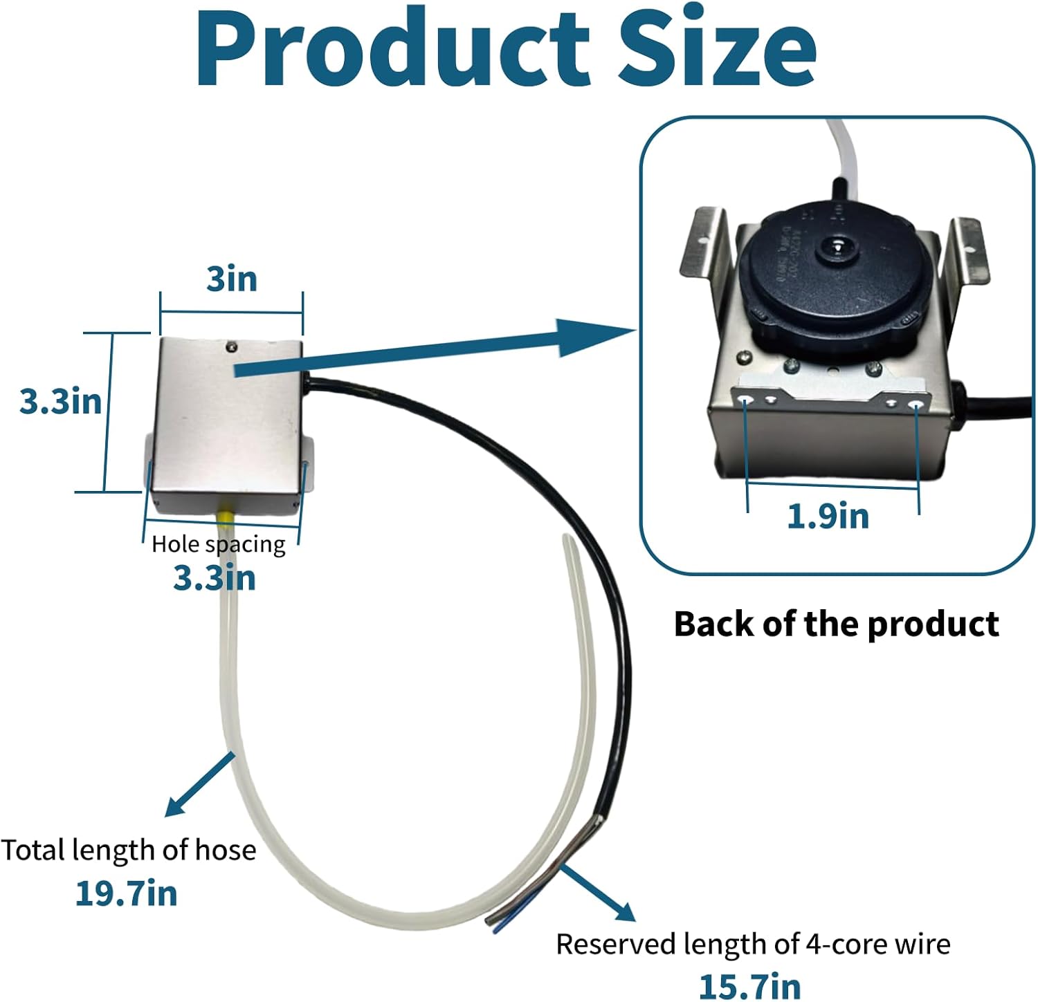 M-4DBT Automatic Dryer Duct Booster Exhaust Fan for Clothes Dryers – Quiet, Stable, Durable, Saves Drying Time, Compatible with All Dryers (M-4DBT)