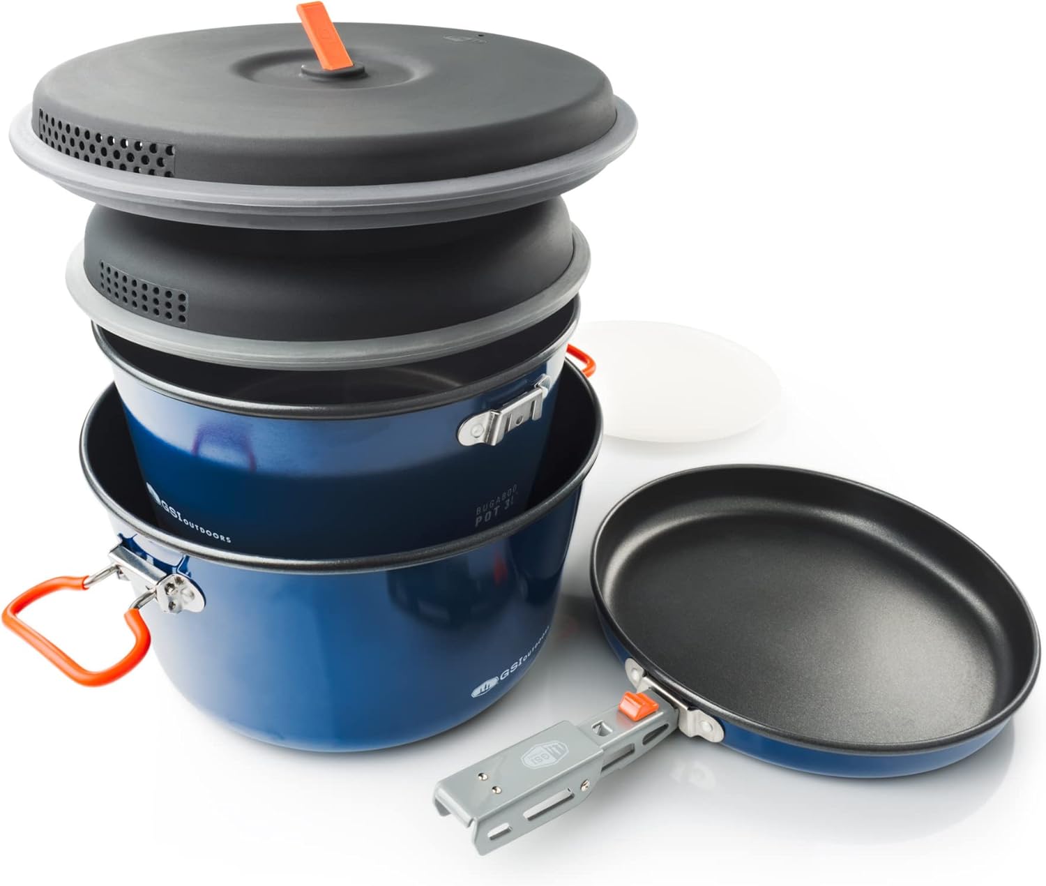GSI Outdoors, Bugaboo Base Camper, Nesting Cook Set, Superior Backcountry Cookware Since 1985