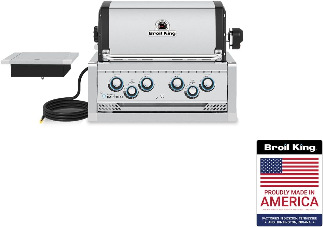 Broil King 956087 Imperial S 490, Natural Gas (NG), Stainless Steel, Black