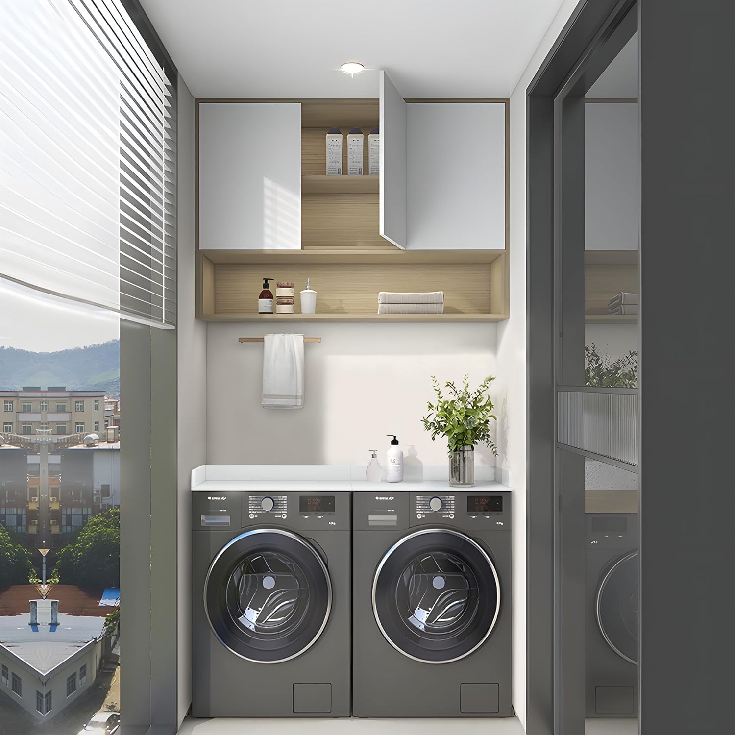 Foldable Washer Dryer Countertop, 27.5