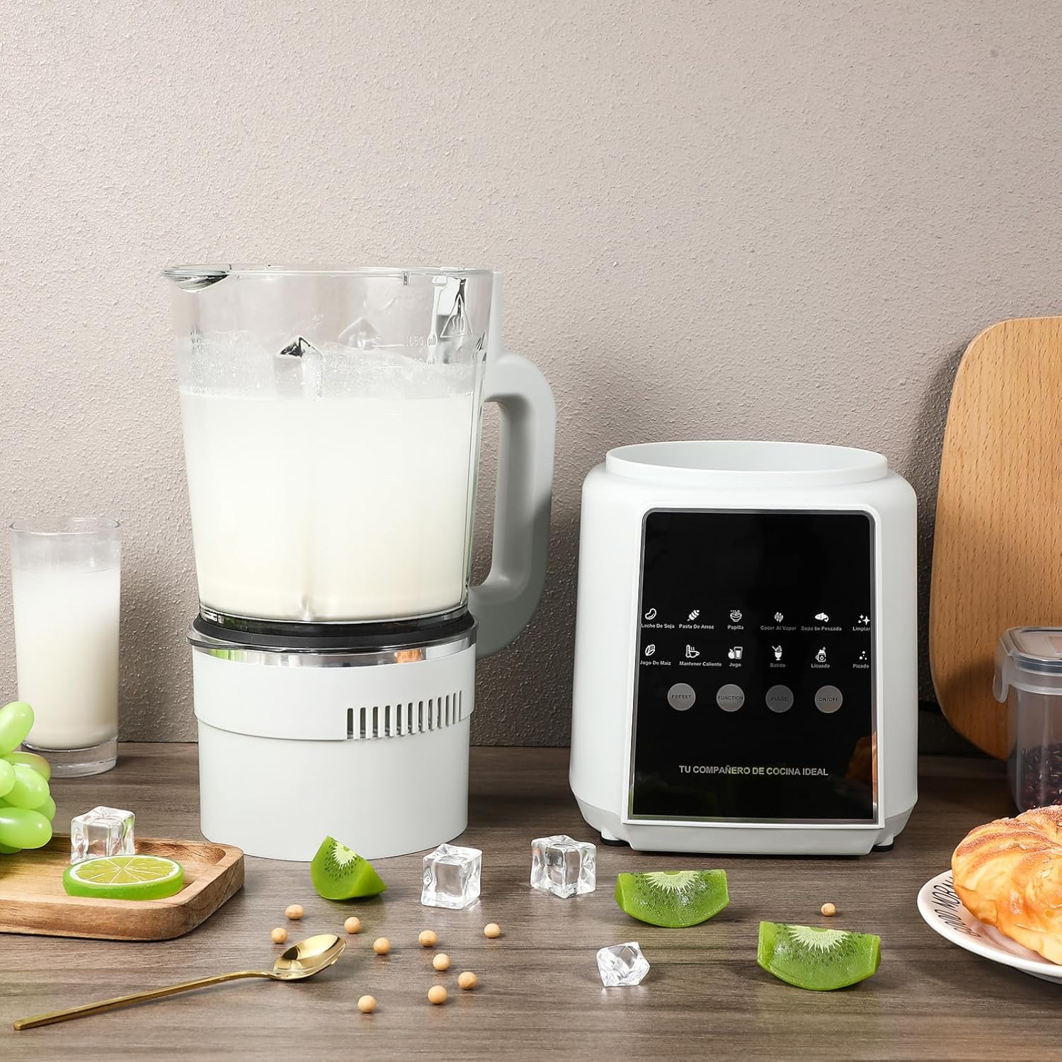 1.75L High Speed Smoothies Blender with US Plug Multifunctional Electric Juicer for Fruits and Ice Countertop Food Processor for Shakes and Drinks