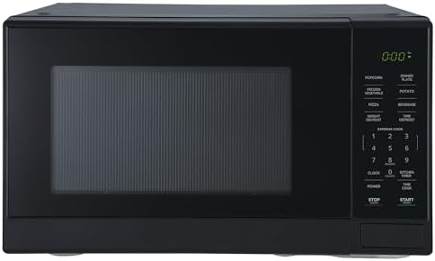 1.1 Cu. ft Countertop Microwave Oven - 1000 Watts with 10 Power Levels & One-Touch Cooking