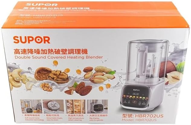 SUP0R Cooking Blender With Soundproof Shield for Soymilk & Juice 1.5 L Soymilk Maker