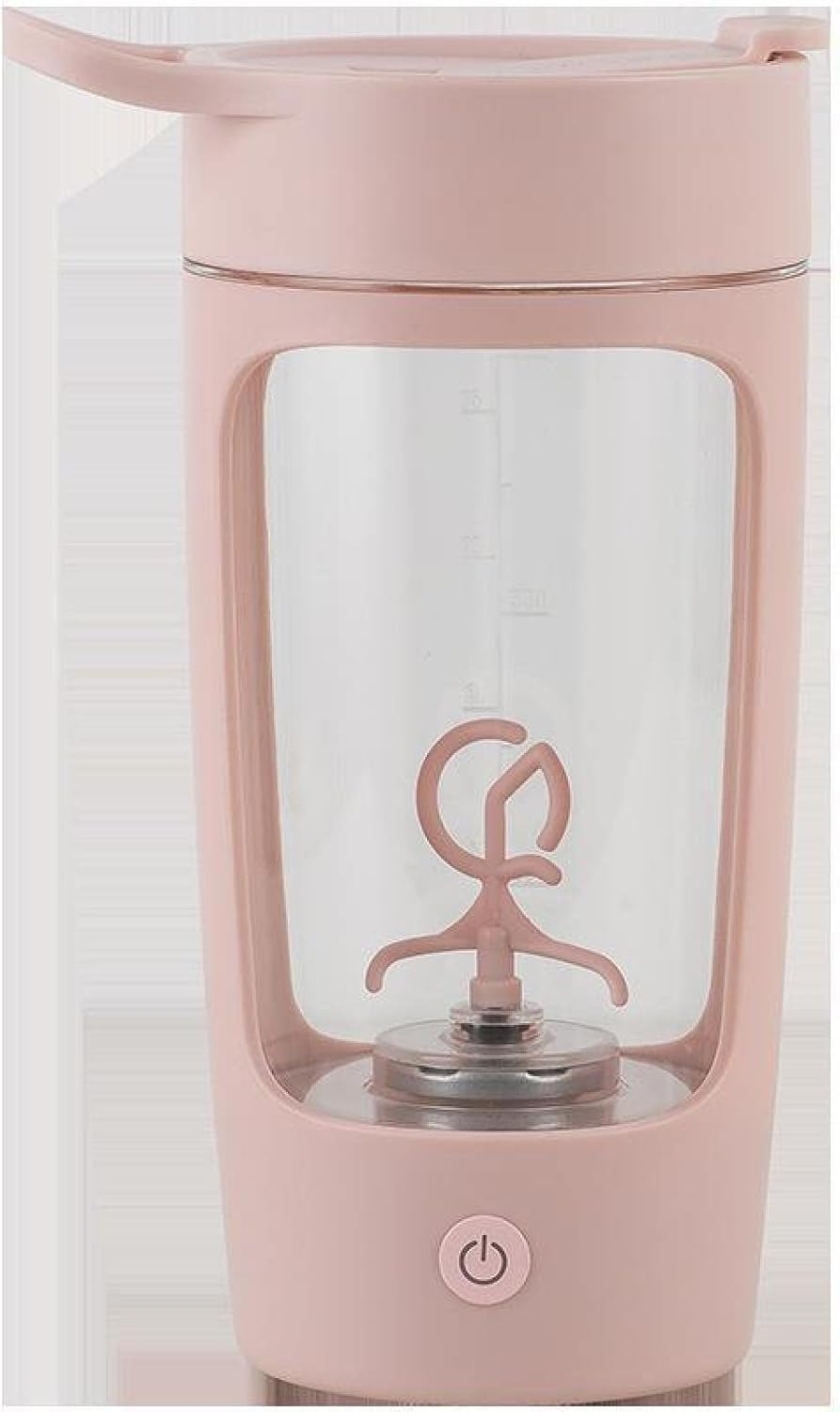 JZRH New Automatic Blending Cup Fully Automatic Blending Cup Portable Blender Rechargeable Blending Cup Pink