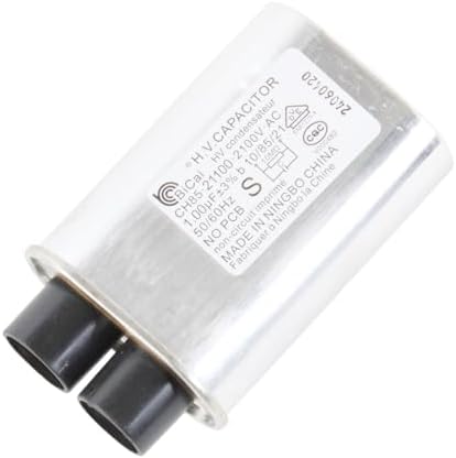 Whirlpool WPW10574736 OEM Microwave Capacitor, Stainless